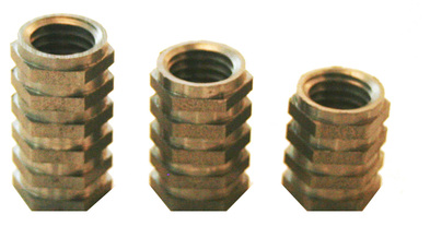 Threaded hex inserts